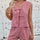 Lovelet Tied Plaid V-Neck Vest and Shorts Set | Hanalas