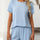Mandy Round Neck Short Sleeve Top and Shorts Set | Hanalas