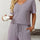 Mandy V-Neck Short Sleeve Top and Shorts Set | Hanalas