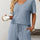 Mandy V-Neck Short Sleeve Top and Shorts Set | Hanalas