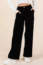 Mittoshop Corduroy Back Elastic Waist Pants Trendsi Hanalas