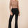 Mittoshop Stretchy Soft Elastic Waist Flare Pants Trendsi Hanalas