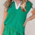 Oh Heart Contrast Trim Johnny Collar Top and Shorts Set | Hanalas