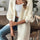 Open Front Long Sleeve Cardigan Trendsi Hanalas