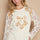 POL Flower Patch Lace Sleeve Knit Top Trendsi Hanalas