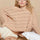 POL Round Neck Cable Knit Cropped Sweater Trendsi Hanalas