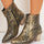 PU Leather Snakeskin Print Block Heel Boots Trendsi Hanalas