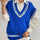 Pearl Trim Contrast V-Neck Sweater Vest Trendsi Hanalas