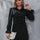 Perfee Ruched Button Up Long Sleeve Dress | Hanalas