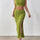 Perfee Texture Cropped Tank and Ruched Skirt Set | Hanalas