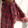 Plaid Collared Neck Long Sleeve Shirt | Hanalas