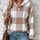 Plaid Dropped Shoulder Long Sleeve Hoodie Trendsi Hanalas