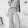 Plus Size Half Zip Long Sleeve Top and Pants Set | Hanalas