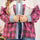 Plus Size Plaid Collared Neck Long Sleeve Shirt Trendsi Hanalas