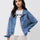 Pocketed Button Up Long Sleeve Denim Top Trendsi Hanalas