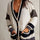 Pocketed Contrast V-Neck Long Sleeve Cardigan Trendsi Hanalas