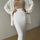 Pocketed Long Sleeve Cardigan and Skirt Sweater Set | Hanalas