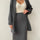 Pocketed Long Sleeve Cardigan and Skirt Sweater Set | Hanalas