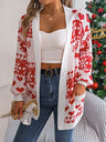 Pocketed Open Front Long Sleeve Cardigan Trendsi Hanalas