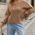 Round Neck Dropped Shoulder Long Sleeve Sweater Trendsi Hanalas