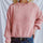 Round Neck Dropped Shoulder Long Sleeve Sweater Trendsi Hanalas