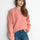 Round Neck Dropped Shoulder Long Sleeve Sweater Trendsi Hanalas