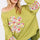 SAGE + FIG Daisy Patch Applique Long Sleeve Sweatshirt | Hanalas