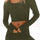 Scoop Neck Long Sleeve Top and Shorts Set | Hanalas
