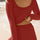 Scoop Neck Long Sleeve Top and Shorts Set | Hanalas