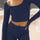 Scoop Neck Long Sleeve Top and Shorts Set | Hanalas