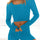 Scoop Neck Long Sleeve Top and Shorts Set | Hanalas