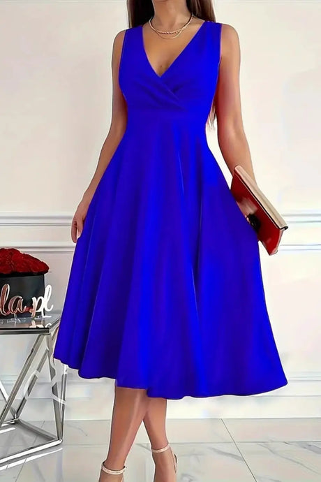 Sleeveless Midi Dress | Hanalas