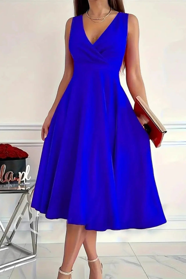 Sleeveless Midi Dress | Hanalas
