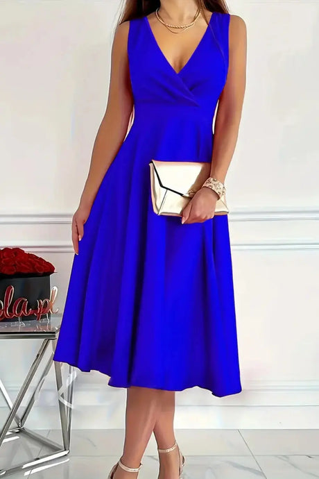 Sleeveless Midi Dress | Hanalas