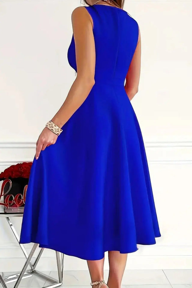 Sleeveless Midi Dress | Hanalas