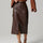 Slit Midi Skirt with Pockets | Hanalas