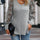 Slit Round Neck Lace Long Sleeve T-Shirt Trendsi Hanalas