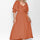Smocked Tied Flounce Sleeve Midi Dress | Hanalas