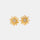 Stainless Steel Inlaid Rhinestone Sun Shape Stud Earrings Trendsi Hanalas