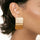 Stainless Steel Rectangle Earring Trendsi Hanalas