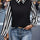 Striped Collared Neck Long Sleeve Blouse Trendsi Hanalas