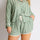 Striped Collared Neck Long Sleeve Top and Shorts Lounge Set Trendsi Hanalas