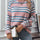 Striped Round Neck Long Sleeve Sweater Trendsi Hanalas