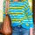 Striped Round Neck Long Sleeve Sweater Trendsi Hanalas