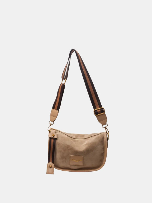 Suede Adjustable Strap Shoulder Bag Trendsi Hanalas