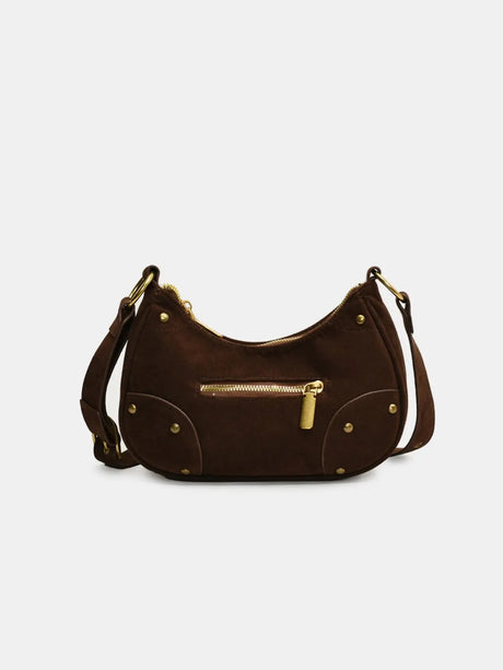 Suede Adjustable Strap Shoulder Bag Trendsi Hanalas