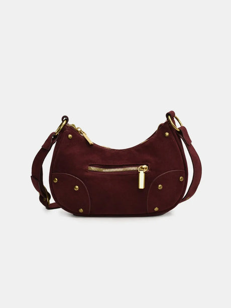 Suede Adjustable Strap Shoulder Bag Trendsi Hanalas