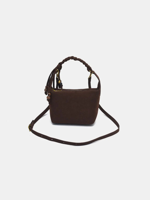 Suede Adjustable Strap Shoulder Bag Trendsi Hanalas