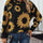 Sunflower Round Neck Long Sleeve Sweater Trendsi Hanalas