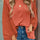 Swiss Dot Mock Neck Balloon Sleeve Blouse Trendsi Hanalas